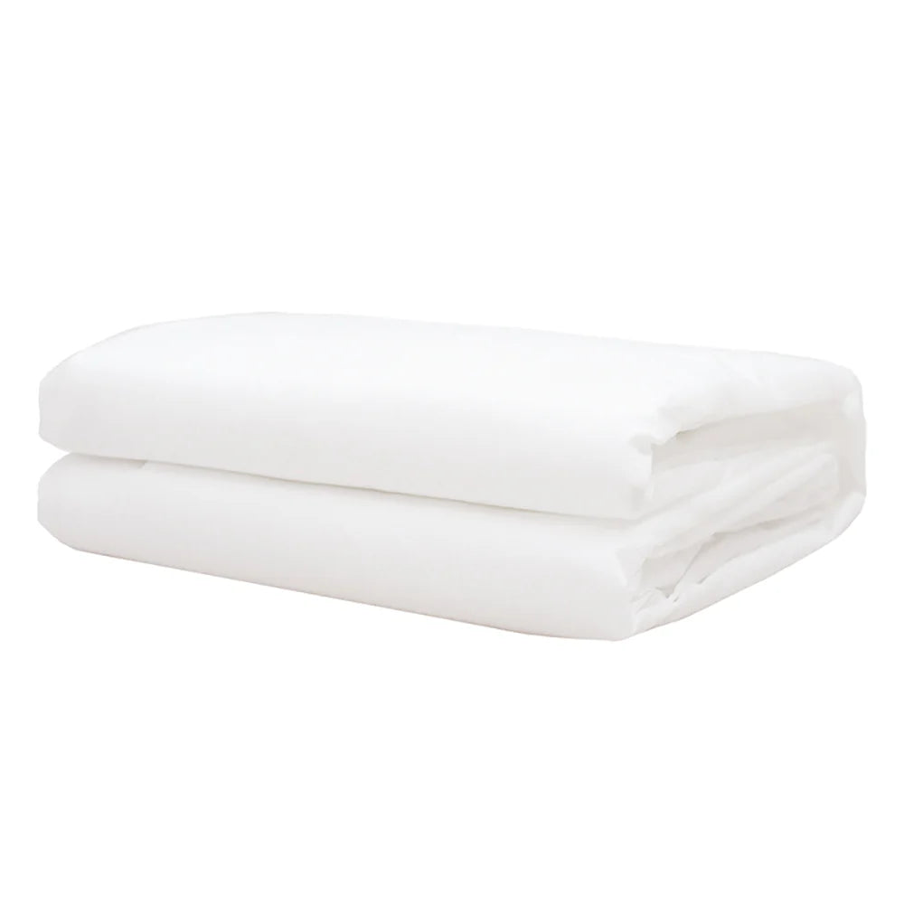 MiteGuard mattress protector fabric and membrane layers breathable, Close‑up of breathable fabric and micron filter membrane, clear image